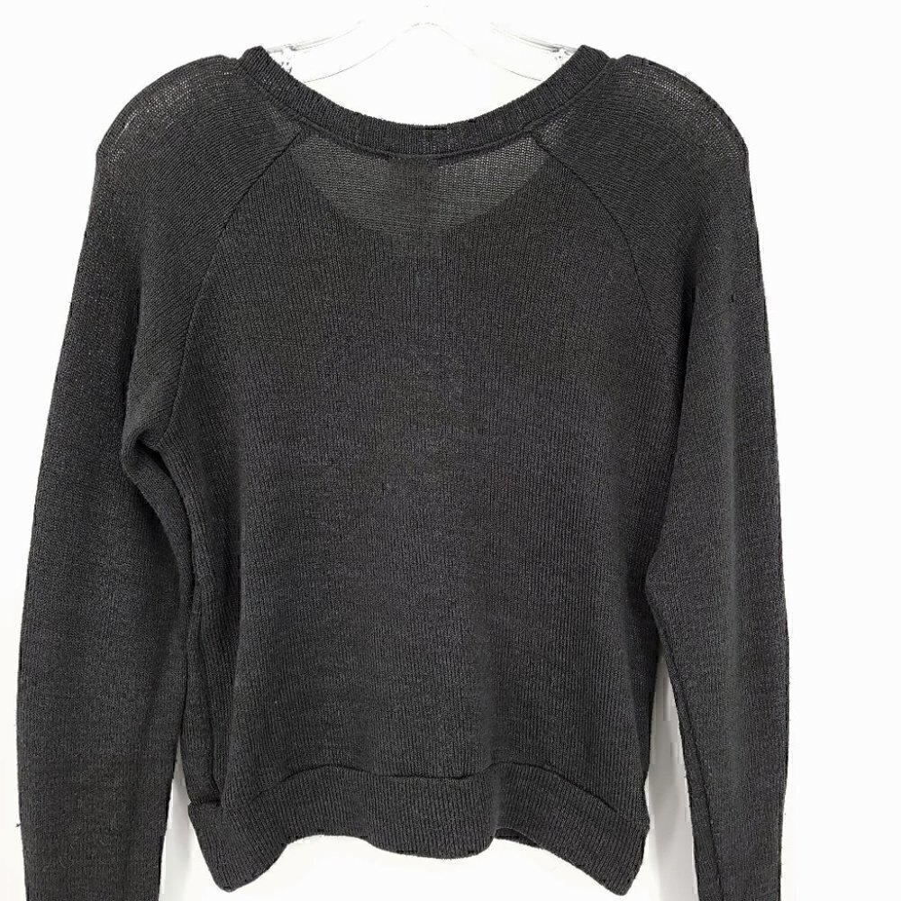 Disney Kids S Sequin Gray Long Sleeve Casual Bling Blouse Top Jerry Leigh - Picture 5 of 13